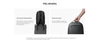 Oficial |  Xiaomi Business Backpack, Con separador para tener tus cosas ordenadas, Compartimento frontal multifuncional, Cómoda y fácil de poner a la espalda - details 10