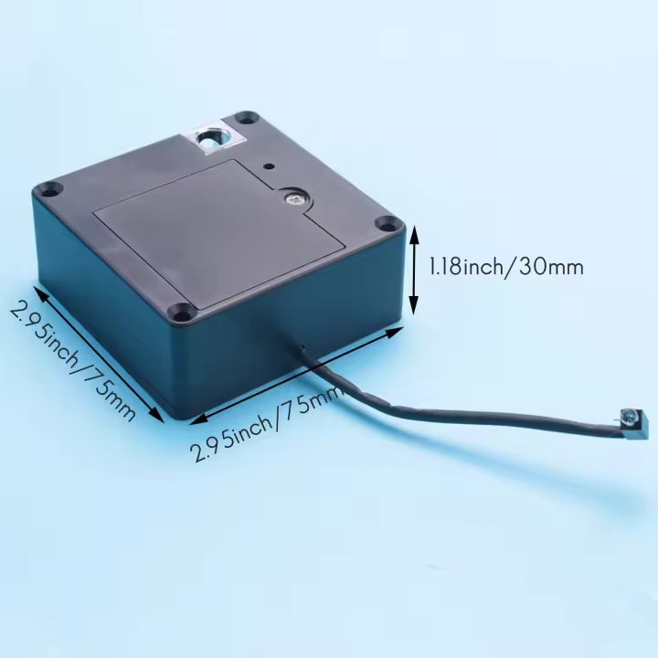 Cerradura de Armario Electrónica Inteligente RFID sin Agujeros Fácil Instalación Muebles Armario Gabinete de Zapatos Caja de Almacenamiento con Dos Tarjetas/Llave Tags Material ABS + Metal Hecho en China - 1