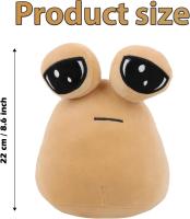 Juguete de Peluche alienígena Pou de 22 cm, Juguete de Peluche Animales de Peluche Kawaii - details 0