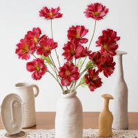 Arreglo De Flores Artificiales De Seda Para Boda Decoración De Hogar 4 Cabezas Simulación De Ramo Para Sala De Estar Y Comedor - details 12