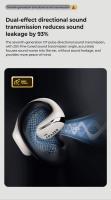 Auriculares Inalámbricos Lenovo ERAZER X9 Bluetooth 5.4 Deportivos Con Micrófono Control Táctil Cancelación De Ruido Impermeables Para Estudio Y Oficina - details 6