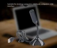 Microfono USB Ajustable Profesional De Alta Calidad Para Laptop Y Computadora Estudio Cantar Juego Streaming Micrófono Con Soporte - details 4