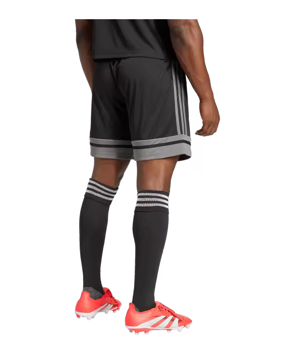 Pantalón Corto Men Adidas Squa25 V25 Negro Rojo Adpomv2547Ad - 1