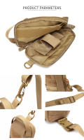 Bolsa De Pecho Deportiva Para Hombres Impermeable Mochila De Hombro Para Actividades Al Aire Libre Senderismo Caza Camping Viajes - details 5