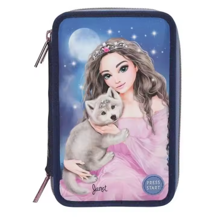 Estuche triple con medidor LED TopModel colección Wolf 13150 DEPESCHE - 1
