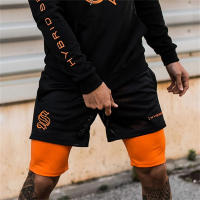 Shorts De Verano Para Hombre Con Impresión Transpirable 2 En 1 Fitness Running Quick Dry Shorts De Malla Para Bodybuilding - details 4