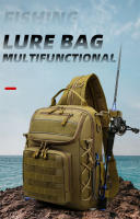 Mochila De Camping Y Pesca Para Hombres Mochila De Deportes Al Aire Libre Mochila De Trekk Ing Y Senderismo Bolsa De Mano Para Viajes Con Diseño Multibolsillo Y Correa De Hombro - details 0