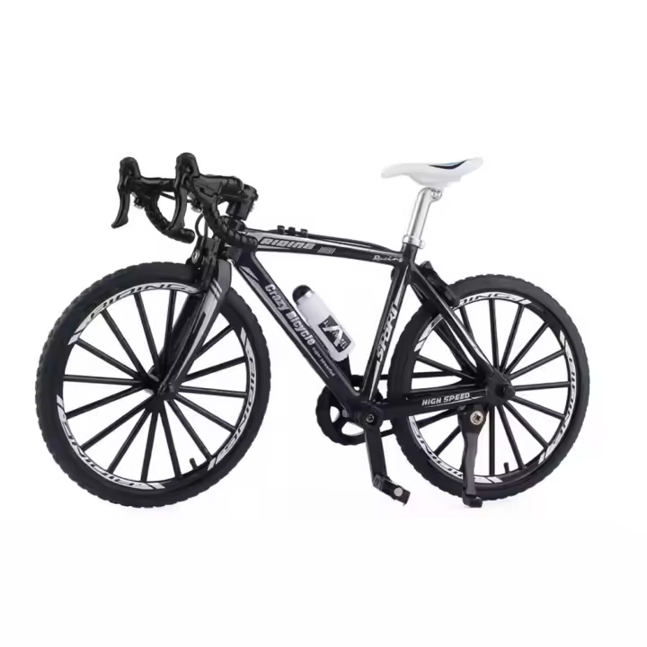 Bicicleta De Montaña a Escala 1/8 Juguetes Para Niños Modelo De Bicicleta Con Ruedas Giratorias Y Frente Giratorio Aleación De Off-road Regalo Decorativo Para Niños - 1