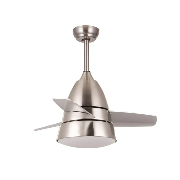 MIMAX - MODELO ALIZE - Ventilador de techo con LED 24W ALIZE Mimax Niquel Satinado 3 Aspas - 1