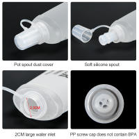 NEWBOLER Botella De Agua Plegable TPU BPA Free Para Deporte Al Aire Libre 150/250/500ml Bolsa De Agua Portátil Para Correr Y Camping - details 12
