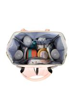 Mochila De Moda Para Mujer Bolsa De Mano De Tela Oxford Multifuncional Impermeable Con Ruedas Bolsa Para Bebés Viaje - details 3