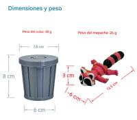 Mapache jugando con botes de basura: articulaciones impresas en 3D para el TDAH, el autismo y el alivio de la ansiedad - details 0
