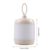 Lámpara De Mesa Portátil LED Recargable Impermeable Para Camping Luz Nocturna Dimmable Multi-function Touch Bedside Lamp - details 10