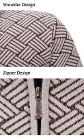 Chaqueta De Punto Para Hombre Con Capucha Y Cierre Completo De Fleece Grueso Abrigo De Otoño E Invierno Ropa Aislada Casual - details 14