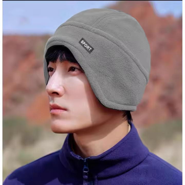 Gorro con orejera de Forro polar Suave y Canlendido para Hombre y Mujer, Unisex, Gorro de Caza Pesca Esquí - 1