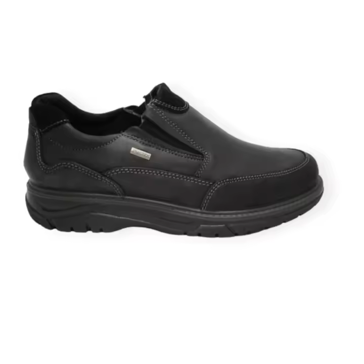 ZAPATO MOCASIN IMAC 651918 NERO WATERPROOF CON SUELA ANTIDESLIZANTE - 1