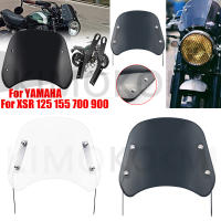 Parabrisas De Motocicleta Modificado Para Yamaha XSR700 XSR125 XSR155 XSR900 Deflector Cubierta Ventosa Universal - details 0