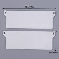 Juego De 10 Placas De Base Plásticas Para Cierres De Ventanas Accesorios Duraderos Para Cortinas Y Slats Peso Inferior Vertical - details 9