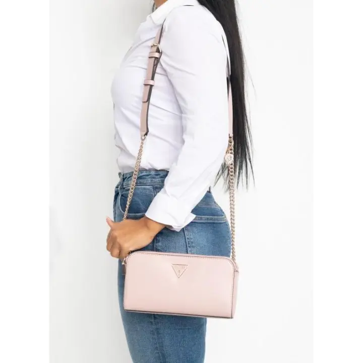 Bandolera Guess Daryna Status Crossbody rosa - 1