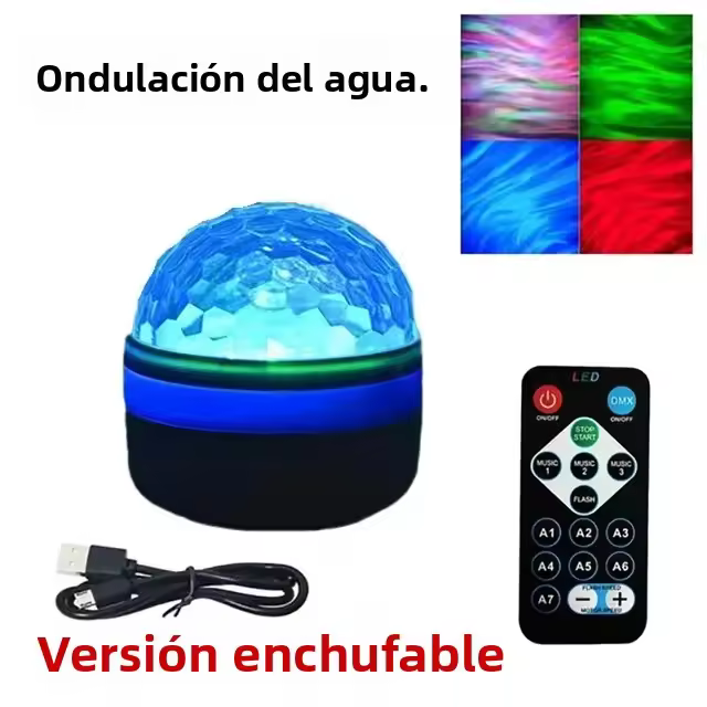 Proyector De Luz LED Aurora Del Norte/Ripple De Agua Con Control Remoto Decoración De Fiesta Luz De Ambiente Proyector De Luz - 1