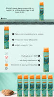 Babaria Pack 6x Adventure Bruma Facial Solar SPF50 Limited Edition: Bruma Facial Solar de Rápida Absorción con Aloe Vera y Niacinamida 75ml - details 0