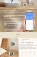 Sensor De Temperatura Y Humedad Inteligente XIAOMI Mijia 3 Con Medidor Digital De Humedad Y Aplicación Mijia Control Remoto Bluetooth - details 5