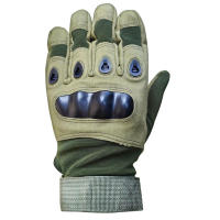 Guantes Tácticos De Halcón Negro Para Deportes Y Entrenamiento Con Capa Dura Cinco Dedos Antideslizantes Microfibra Unisex - details 1