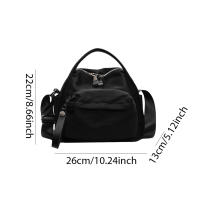Bolso De Hombro Simple Para Mujer Color Sólido Casual Cruzado Con Cierre De Cremallera Versátil Para Viaje Compras Trabajo Y Citas - details 20