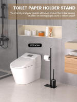 Cepillo De Inodoro Para Baño Con Caja De Algodón Mojado Y Soporte De Papel De Arroz Integrado Antihumedad Material De Hierro Y Plástico - details 5