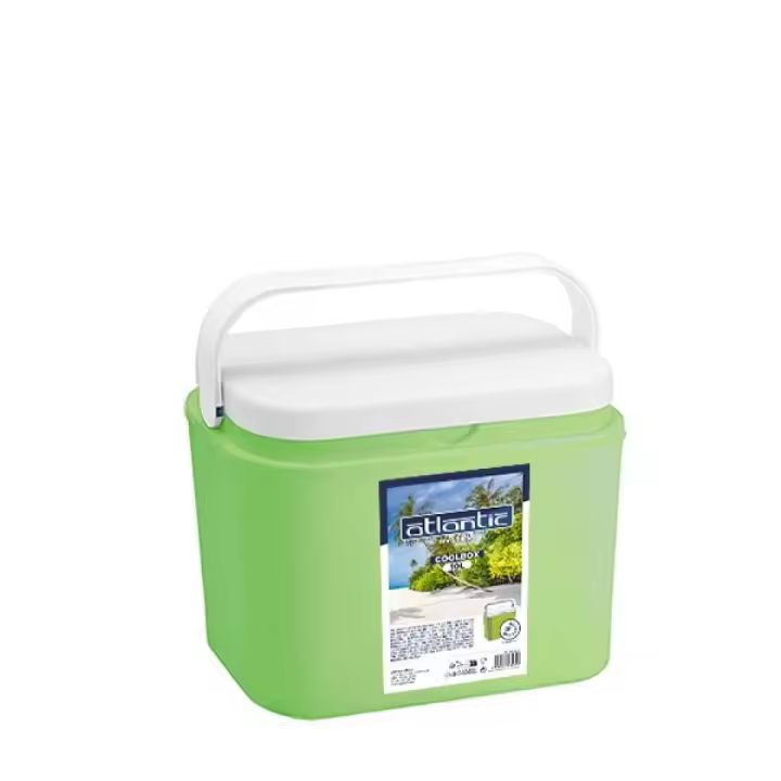 Atlantic - Nevera Portátil Térmica capacidad 10L/18L/24L/30L - Cool Box Resistente de Polipropileno - Ideal para Camping, Playa, Jardín, Barbacoas y Piscina. Disponible en 3 colores: azul, lila y eucalipto. - 1