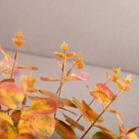 5pcs Plantas Artificiales De Eucalipto Para Otoño Decoración De Fiesta De Navidad Bouquet De Flores Falsas Para Bodas Y Casamientos Decoración De Jardín Y Hogar - details 8