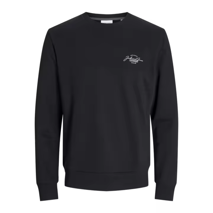 Jack & Jones Ferris Sudadera Sin Capucha Color Negro - Básica Y Suave - 1