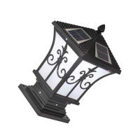 Lámpara De Pared Solar LED Retro Control Remoto Impermeable Para Jardín Decoración De Valla Puerta De Porche Luz Nocturna - details 4