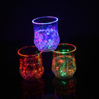Copa De Whisky LED Automática Multicolor Estilo Vidrio Cortado Para Fiesta De Navidad Bar Club Con Luces Que Se Encienden Al Beber Vino Cerveza - details 2