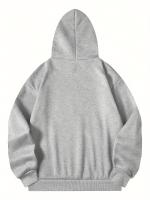 Sudadera De Deporte Casual Para Hombre Con Capucha Y Estampado De Chicago USA Suéter De Poliéster Cálido Y Cómodo Para Otoño E Invierno - details 4