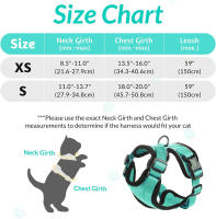 Correa Y Arnés Para Gatos Para Pasear Resistente Al Escape Vestido Suave Ajustable Fácil Control Para El Manejo De Los Gatos - details 0