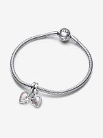 Pandora - Charm Colgante DE LA Amistad with Corazonesdivisibles y pieza de rompecabezas - Plata de Lei - details 1