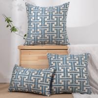 Funda De Cojín Estilo Rustico Con Rayas Para Sofa Mesa De Café Bench 45x45CM/50x50CM Decorativa 100% Poliéster Miater - details 0