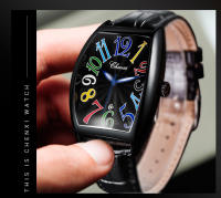 Reloj De Pulsera De Cuarzo Para Hombre CHENXI Marca Top Lujo Estilo Negocios Correa De Cuero Calibre 8217 Resistentes Al Agua Y Al Choque - details 2