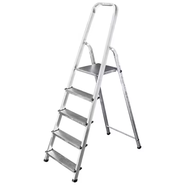 Orework Escalera Aluminio 3 Peldaños 1,35 M Ligera Compacta Fácil de Transportar - 1