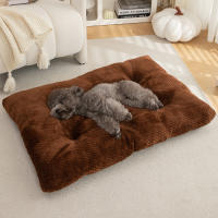 Alfombra De Perro Lavable Antideslizante Cómoda Y Suave Para Gatos Cama De Mascota Con Cubierta Desmontable Material De Corduroy - details 8