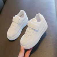 Tenis Deportivos Niños Niñas Primavera/Otoño Nuevos Zapatillas Casuales Cuero Suela Suave Hombre Mujer Niños Pequeños Zapatos Blancos - details 6