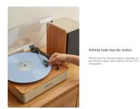 CREATE - Tocadiscos con 2 altavoces externos, Bluetooth y salida RCA - RECORD PLAYER PRO - details 2