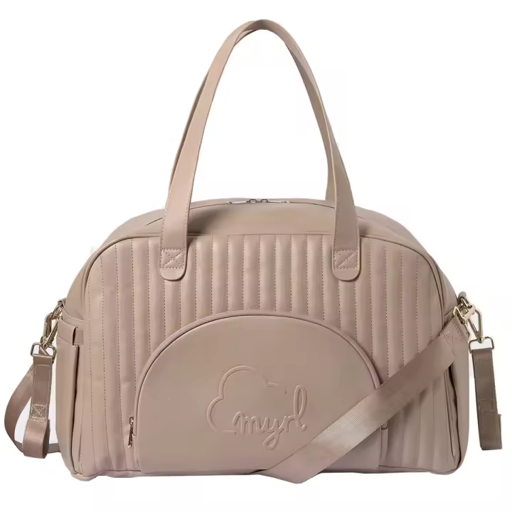 Mayoral - Bolso acolchado bebé exterior polipiel con asas para carrito y bandolera larga- compartimento para portachupete 19.348 - 1