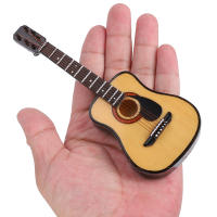 Mini Guitarra De Madera Con Soporte Decoración Musical Para Sala De Estar Dormitorio Estudio Modelo De Instrumento Musical Tamaño 15cm - details 3