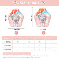 Anillo de natación para bebé, estilo cisne rosa, anillo para axilas, protección solar, anillo de natación para niños, transfronterizo - details 5