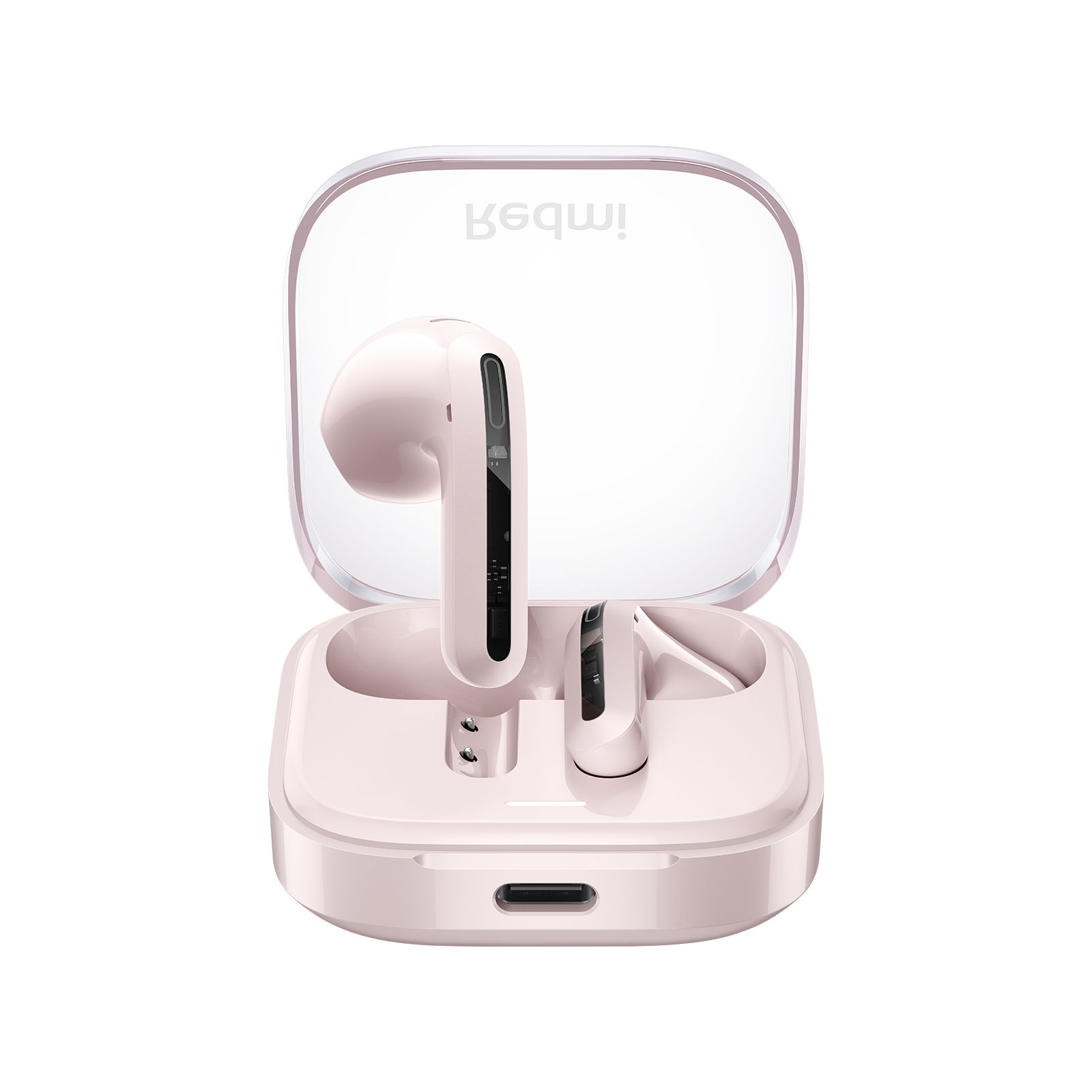 Official | Redmi Buds 6 Active, Diafragma dinámico de gran tamaño (14,2 mm) para un sonido potente y con poca distorsión, Reducción de ruido con doble micrófono para una voz más clara, Hasta 30 horas de duración de la batería con el estuche de carga*
