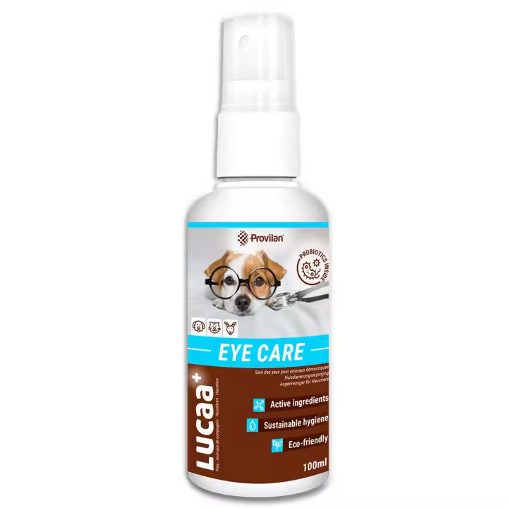 Provilan Cuidado Ojos para Mascotas – Tramiento Prevención Problemas Oculares en Mascotas – Eficaz Antibacterias Probiótico para Ojos y Párpados – EcoFormula sin Químicos – Protección Ecologica y Eficaz – Formato RTU (Listo para usar) – Spray 100 ml - 1