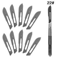 10 Piezas De Hojas De Acero De Carbono 20#-23# Herramienta Manual De Mantenimiento Para Teléfonos Móviles Libros De Navegación PCB Artesanía De Cuchillo - details 10
