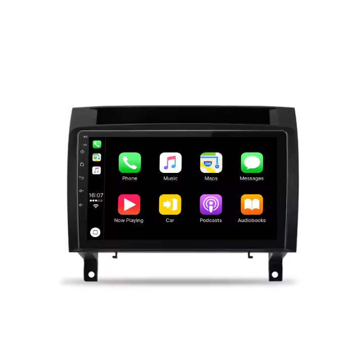 AWESAFE inalámbrico CarPlay Android Auto Radio para Mercedes Benz SLK Class R171 2004 2005 2006 2007 2008 2009 2010 2011 SLK 200 280 300 350 coche reproductor multimedia GPS 2 din autoradio volante controles RDS Bluetooth - 1